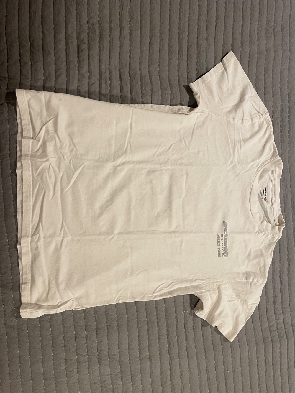McLaren Short Sleeve Crewneck Tee with Small Chest Print
